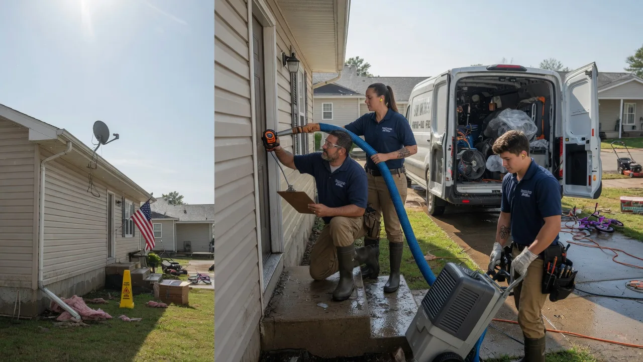 Ceiling Water Damage Restoration in Elsinore, UT near me